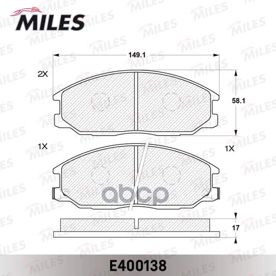 Купить КОЛОДКИ ТОРМОЗНЫЕ ПЕРЕДНИЕ (БЕЗ ДАТЧИКА) (СМЕСЬ LOW-METALLIC) (HYUNDAI H1/STAREX, H1 (TQ), SANTA FE. SSANGYONG ACTYON) (TRW GDB3297) E400138