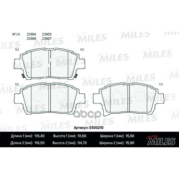 Купить КОЛОДКИ ТОРМОЗНЫЕ ПЕРЕДНИЕ (СМЕСЬ CERAMIC СЕРИЯ PRO) TOYOTA COROLLA/PRIUS/YARIS 1.0-1.6 99- (TRW GDB3317) E500210