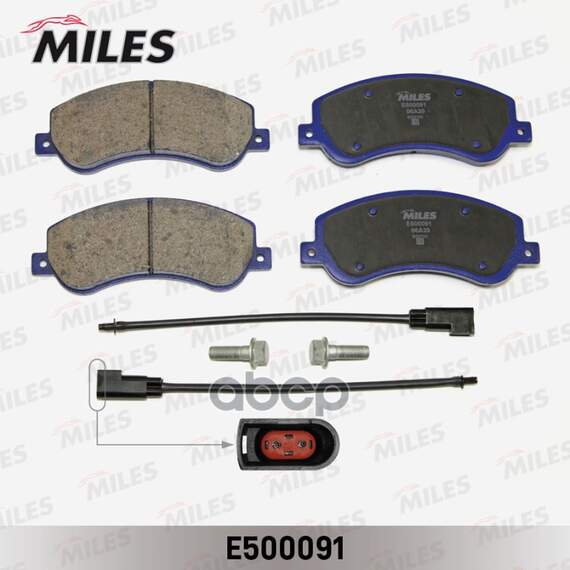 Купить КОЛОДКИ ТОРМОЗНЫЕ ПЕРЕДНИЕ (С ДАТЧИКОМ) (СМЕСЬ CERAMIC СЕРИЯ PRO) FORD TRANSIT 06- 330/350-SERIES (TRW GDB1724) E500091