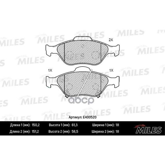Купить КОЛОДКИ ТОРМОЗНЫЕ ПЕРЕДНИЕ (СМЕСЬ LOW-METALLIC) TOYOTA YARIS / VITZ 1.0-1.4 06- (TRW GDB3457) E400520
