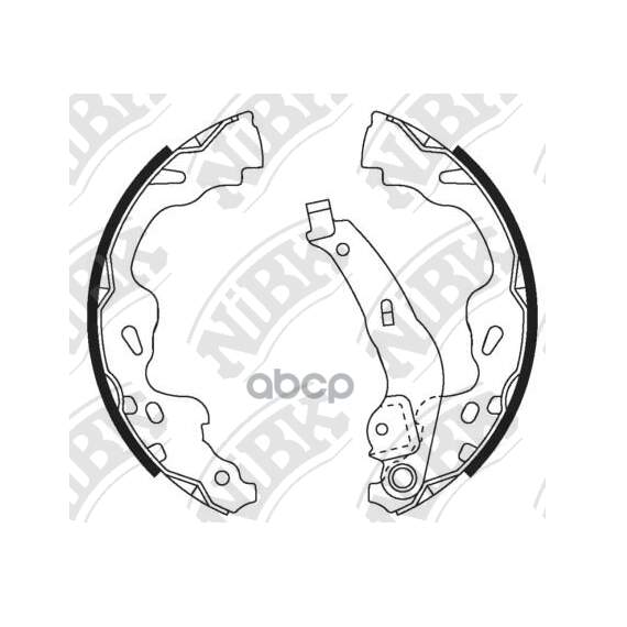 Купить КОЛОДКИ ТОРМОЗНЫЕ БАРАБАННЫЕ TOYOTA COROLLA 2004-2009 FN2386