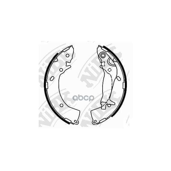 Купить КОЛОДКИ ТОРМОЗНЫЕ БАРАБАННЫЕ HYUNDAI GETZ 05-10 180Х32MM FN0610