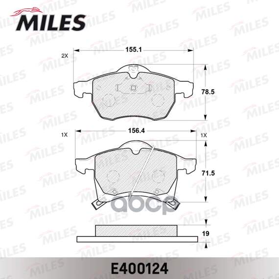 Купить КОЛОДКИ ТОРМОЗНЫЕ ПЕРЕДНИЕ (БЕЗ ДАТЧИКА) (СМЕСЬ LOW-METALLIC) OPEL ASTRA G 1.8-2.2 16V/ZAFIRA A/B 1.6/1.8 (TRW GDB1350) E400124