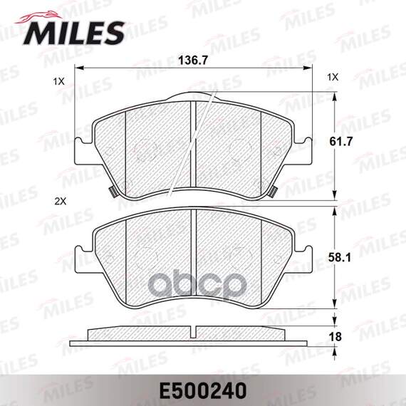 Купить КОЛОДКИ ТОРМОЗНЫЕ ПЕРЕДНИЕ (СМЕСЬ CERAMIC СЕРИЯ PRO) TOYOTA AURIS 1.33-2.2 07- (ВЕЛИКОБРИТАНИЯ) (TRW GDB3481) E500240