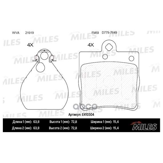 Купить КОЛОДКИ ТОРМОЗНЫЕ ЗАДНИЕ (БЕЗ ДАТЧИКА) (СМЕСЬ LOW-METALLIC) MERCEDES-BENZ W202/W203/W209/W210/R171/CHRYSLER CROSSFIRE (TRW GDB1335) E410304