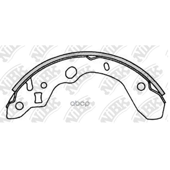 Купить КОЛОДКИ ТОРМОЗНЫЕ БАРАБАННЫЕ MAZDA 323 98-04 FN3394