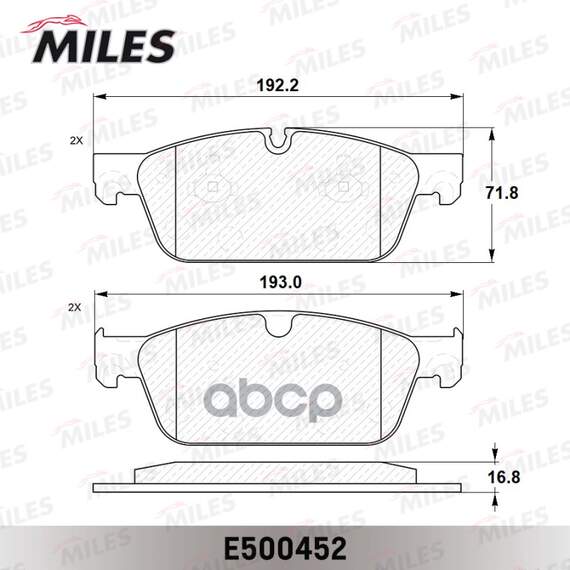 Купить КОЛОДКИ ТОРМОЗНЫЕ ПЕРЕДНИЕ (СМЕСЬ CERAMIC СЕРИЯ PRO) MERCEDES GL X166/ML W166 (TRW GDB1970) E500452