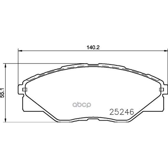 Купить КОЛОДКИ ТОРМОЗНЫЕ ДИСКОВЫЕ, ПЕРЕДНИЕ, TOYOTA COROLLA , COROLLA ESTATE , COROLLA SALOON , COROLLA WAGON NP1061