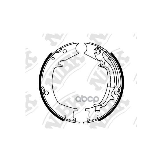 Купить КОЛОДКИ ТОРМОЗНЫЕ БАРАБАННЫЕ HYUNDAI TUCSON 2004-2010 FN0644