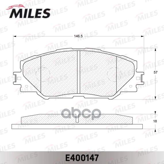 Купить КОЛОДКИ ТОРМОЗНЫЕ ПЕРЕДНИЕ (БЕЗ ДАТЧИКА) (СМЕСЬ LOW-METALLIC) (TOYOTA RAV4 III-IV) (TRW GDB3424) E400147