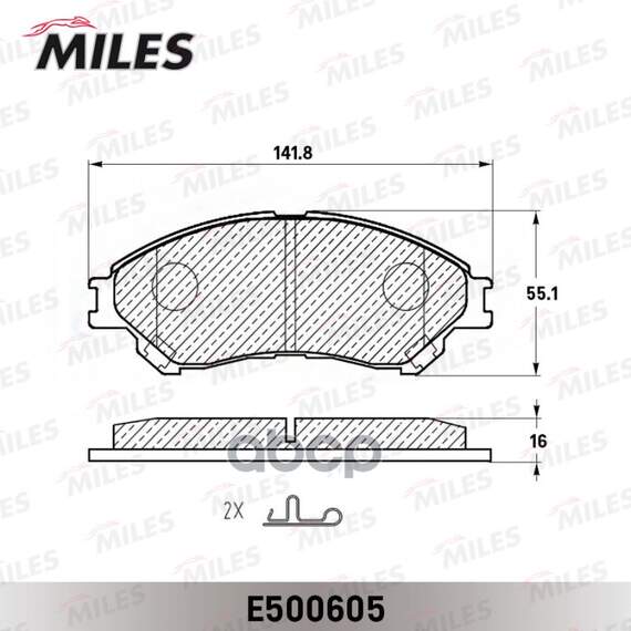Купить КОЛОДКИ ТОРМОЗНЫЕ ПЕРЕДНИЕ (СМЕСЬ CERAMIC СЕРИЯ PRO) SUZUKI SX4 13-/VITARA 15- (TRW GDB3633) E500605