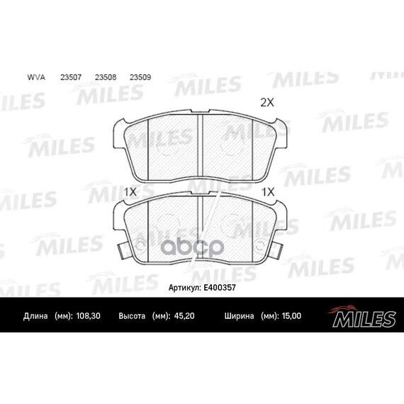 Купить КОЛОДКИ ТОРМОЗНЫЕ ПЕРЕДНИЕ (БЕЗ ДАТЧИКА) (СМЕСЬ LOW-METALLIC) SUZUKI IGNIS 00/ALTO 02- (TRW GDB3276) E400357