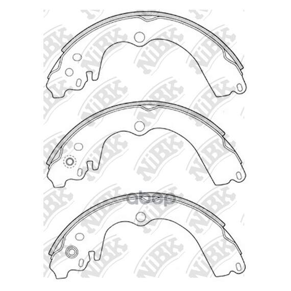 Купить КОЛОДКИ ТОРМОЗНЫЕ БАРАБАННЫЕ SUBARU FORESTER 2005 FN7747