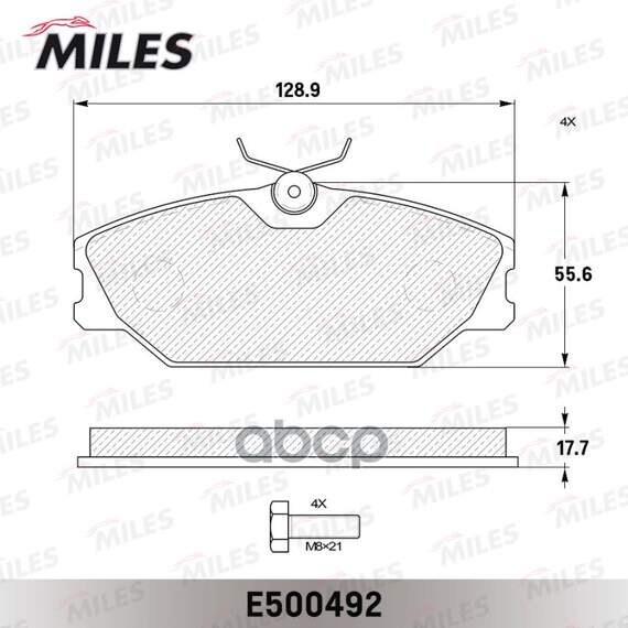 Купить КОЛОДКИ ТОРМОЗНЫЕ ПЕРЕДНИЕ (СМЕСЬ CERAMIC СЕРИЯ PRO) RENAULT LAGUNA 9503/MEGANE I 1.6/2.0/1.9D (TRW GDB1405) E500492
