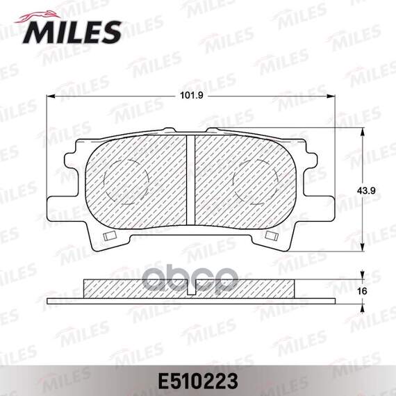 Купить КОЛОДКИ ТОРМОЗНЫЕ ЗАДНИЕ (СМЕСЬ CERAMIC СЕРИЯ PRO) LEXUS RX300/RX330/RX350 0308/RX400H 0509 (TRW GDB3339) E510223