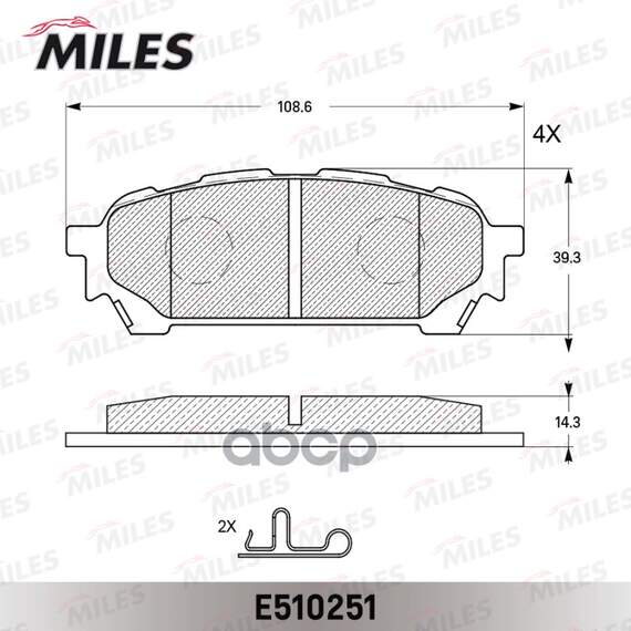 Купить КОЛОДКИ ТОРМОЗНЫЕ ЗАДНИЕ (СМЕСЬ CERAMIC СЕРИЯ PRO) SUBARU IMPREZA 2.0 11.02- (TRW GDB3395) E510251