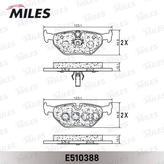 Купить КОЛОДКИ ТОРМОЗНЫЕ ЗАДНИЕ (СМЕСЬ CERAMIC СЕРИЯ PRO) BMW E39 9604 (TRW GDB1265) E510388
