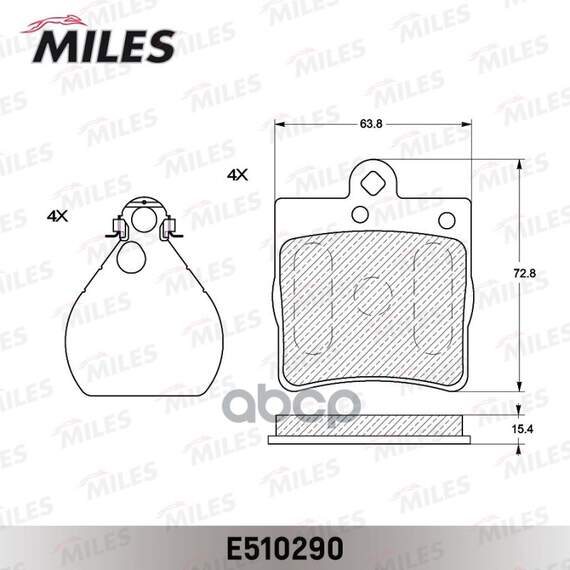 Купить КОЛОДКИ ТОРМОЗНЫЕ ЗАДНИЕ (СМЕСЬ CERAMIC СЕРИЯ PRO) MERCEDES-BENZ W202/W203/W209/W210/R171/CHRYSLER CROSSFIRE (TRW GDB1335) E510290