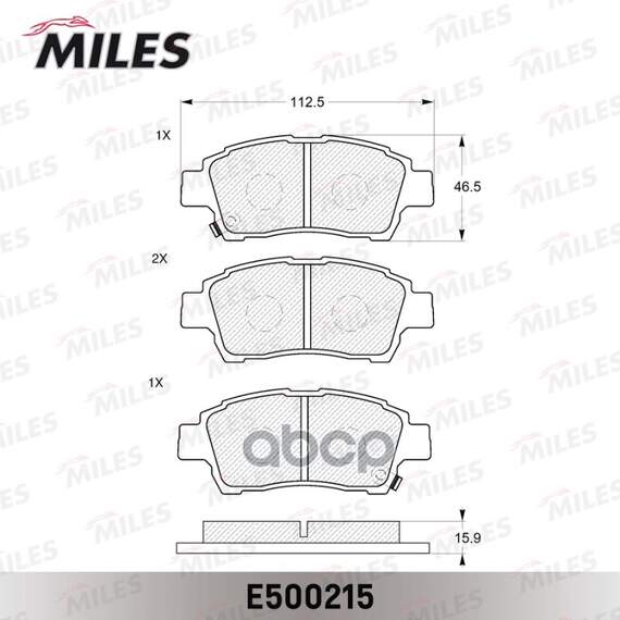 Купить КОЛОДКИ ТОРМОЗНЫЕ ПЕРЕДНИЕ (СМЕСЬ CERAMIC СЕРИЯ PRO) TOYOTA YARIS 1.0-1.3 (TRW GDB3218) E500215