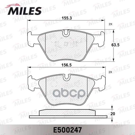Купить КОЛОДКИ ТОРМОЗНЫЕ ПЕРЕДНИЕ (СМЕСЬ CERAMIC СЕРИЯ PRO) BMW E46 99-05/E83 04- (TRW GDB916) E500247