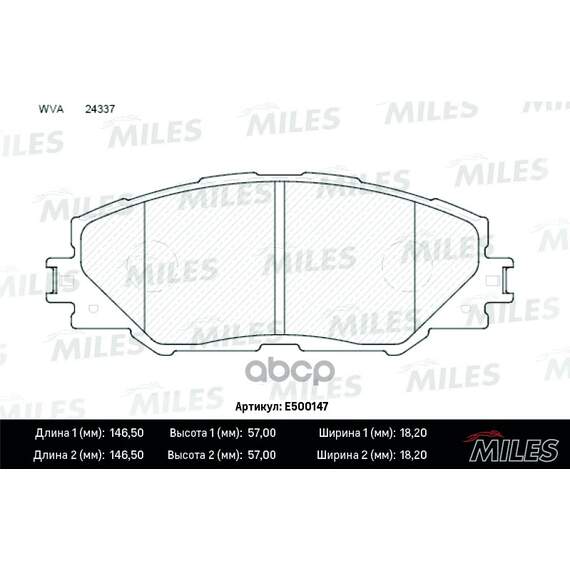 Купить КОЛОДКИ ТОРМОЗНЫЕ ПЕРЕДНИЕ (СМЕСЬ CERAMIC СЕРИЯ PRO) TOYOTA RAV 4 05 (TRW GDB3424) E500147