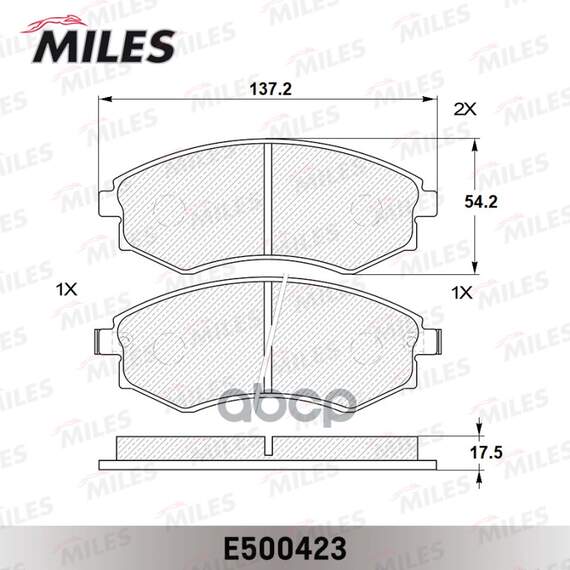 Купить КОЛОДКИ ТОРМОЗНЫЕ ПЕРЕДНИЕ (СМЕСЬ CERAMIC СЕРИЯ PRO) HYUNDAI ELANTRA/MATRIX/SONATA/SSANGYONG REXTON/KORANDO (TRW GDB895) E500423