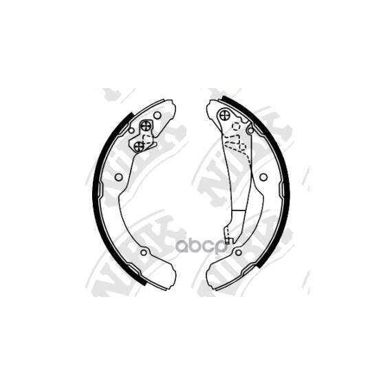 Купить КОЛОДКИ ТОРМОЗНЫЕ БАРАБАННЫЕ SKODA OCTAVIA 2000-2010 FN0554