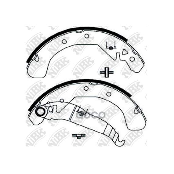 Купить КОЛОДКИ ТОРМОЗНЫЕ БАРАБАННЫЕ OPEL ASTRA F/G/H/VECTRA B 95-03/ZAFIRA 99-05 FN0599