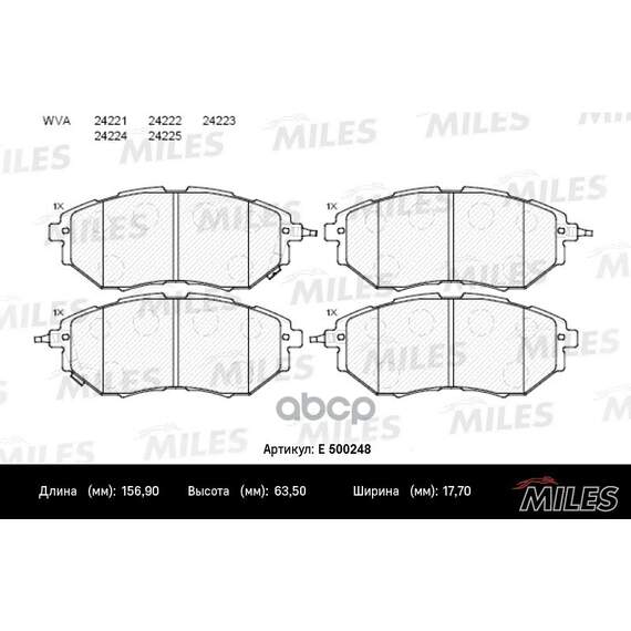 Купить КОЛОДКИ ТОРМОЗНЫЕ ПЕРЕДНИЕ (СМЕСЬ CERAMIC СЕРИЯ PRO) SUBARU LEGACY/OUTBACK/TRIBECA 2.0-3.6 03- (TRW GDB3372) E500248
