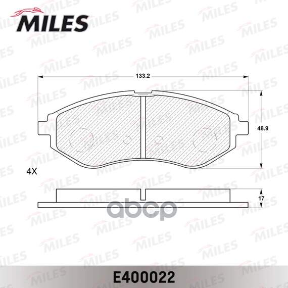 Купить КОЛОДКИ ТОРМОЗНЫЕ ПЕРЕДНИЕ (БЕЗ ДАТЧИКА) (СМЕСЬ LOW-METALLIC) (CHEVROLET AVEO (T250, T255)) (TRW GDB3330) E400022
