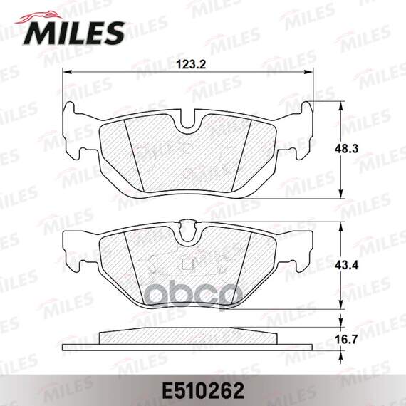 Купить КОЛОДКИ ТОРМОЗНЫЕ ЗАДНИЕ (СМЕСЬ CERAMIC СЕРИЯ PRO) BMW E81/E87/E90/E91/E84 X1 (TRW GDB1626) E510262