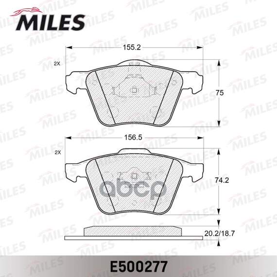 Купить КОЛОДКИ ТОРМОЗНЫЕ ПЕРЕДНИЕ (СМЕСЬ CERAMIC СЕРИЯ PRO) VOLVO XC90 02 (TRW GDB1565) E500277