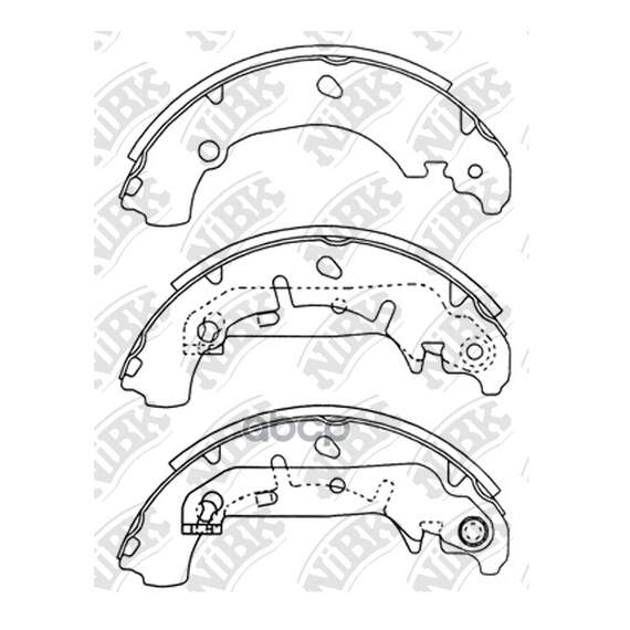 Купить КОЛОДКИ ТОРМОЗНЫЕ БАРАБАННЫЕ FORD FUSION 2002-2008 FN3421