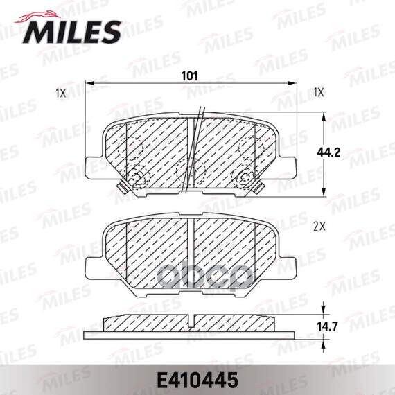 Купить КОЛОДКИ ТОРМОЗНЫЕ ЗАДНИЕ (СМЕСЬ LOW-METALLIC) MAZDA 6 12-/MITSUBISHI OUTLANDER 12-/CHANGAN CS35/PLUS/NEW (TRW GDB3583) E410445