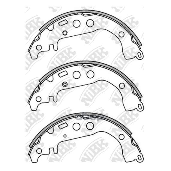 Купить КОЛОДКИ ТОРМОЗНЫЕ БАРАБАННЫЕ TOYOTA VITZ 2006 FN2342
