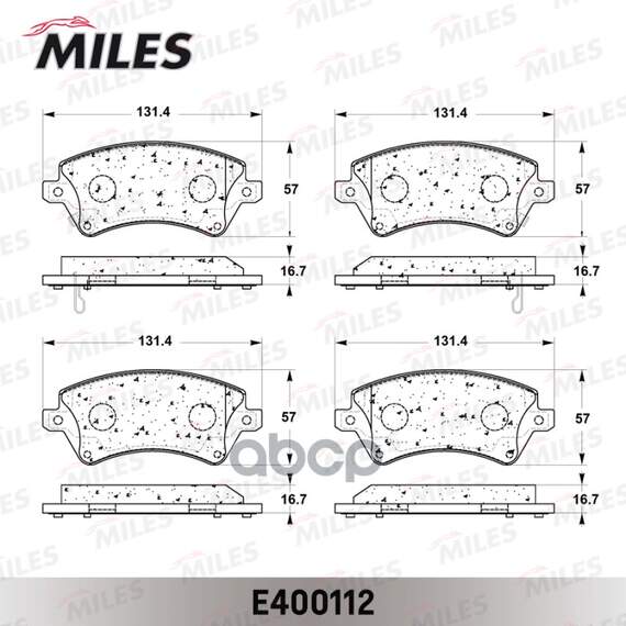 Купить КОЛОДКИ ТОРМОЗНЫЕ ПЕРЕДНИЕ (БЕЗ ДАТЧИКА + БОЛТЫ) (СМЕСЬ LOW-METALLIC) TOYOTA COROLLA (E12) 1.4/1.6/1.8/2.0 0002/02 (TRW GDB3288) E400112