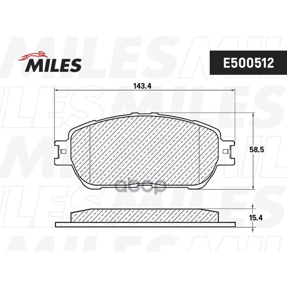 Купить КОЛОДКИ ТОРМОЗНЫЕ ПЕРЕДНИЕ (СМЕСЬ CERAMIC СЕРИЯ PRO) TOYOTA CAMRY (V30) 01-06 (TRW GDB3612) E500512