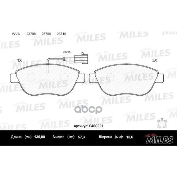 Купить КОЛОДКИ ТОРМОЗНЫЕ ПЕРЕДНИЕ (С ДАТЧИКОМ + БОЛТЫ) (СМЕСЬ LOW-METALLIC) (OPEL CORSA D 1.3CDTI (8/08-)/FIAT 500) (TRW GDB1701) E400201