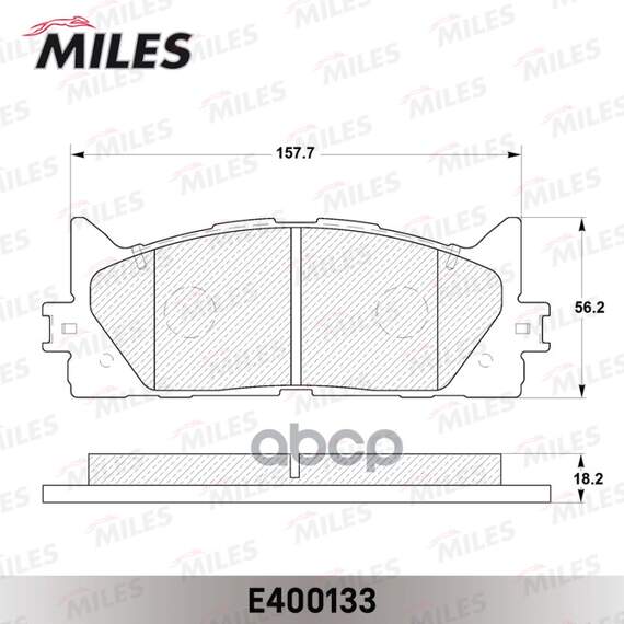 Купить КОЛОДКИ ТОРМОЗНЫЕ ПЕРЕДНИЕ (БЕЗ ДАТЧИКА) (СМЕСЬ LOW-METALLIC) TOYOTA CAMRY V40 06-/V50 11-/LEXUS ES 240/350 06- (TRW GDB3429) E400133