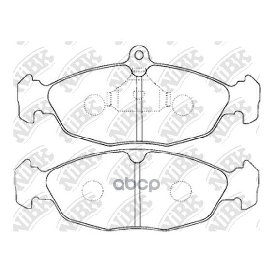 Купить КОЛОДКИ ТОРМОЗНЫЕ ПЕРЕДНИЕ OPEL ASTRA F/DAEWOO NEXIA/CHEVROLET LANOS 1.4/1.5 97 PN0021