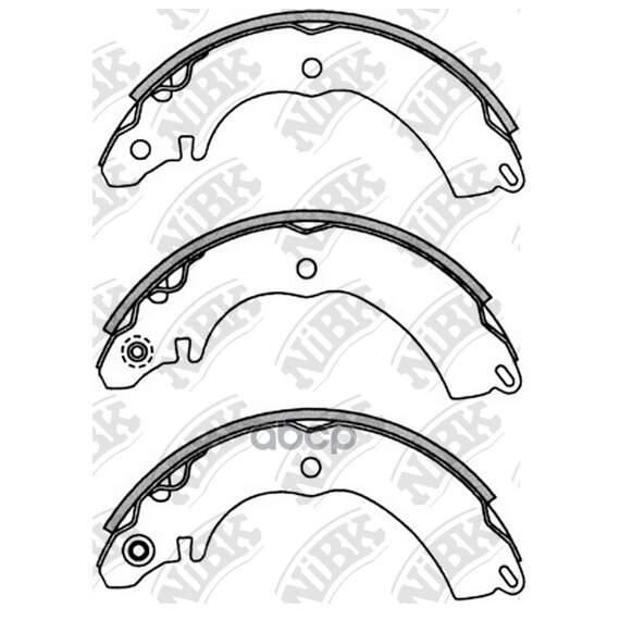 Купить КОЛОДКИ ТОРМОЗНЫЕ БАРАБАННЫЕ MITSUBISHI LANCER 2003-2008 FN6729