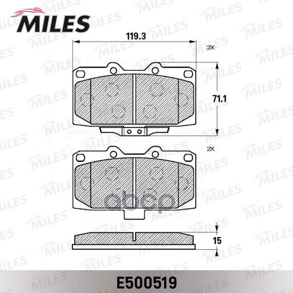 Купить КОЛОДКИ ТОРМОЗНЫЕ ПЕРЕДНИЕ (СМЕСЬ CERAMIC СЕРИЯ PRO) SUBARU FORESTER 2.0 98-02/IMPREZA 2.0 94- (TRW GDB3307) E500519