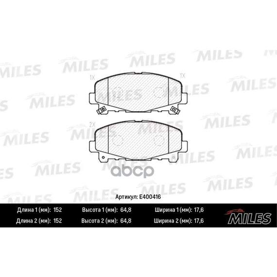 Купить КОЛОДКИ ТОРМОЗНЫЕ ПЕРЕДНИЕ (СМЕСЬ LOW-METALLIC) HONDA ACCORD 2.0/2.4 АКПП 08- (TRW GDB3477) E400416