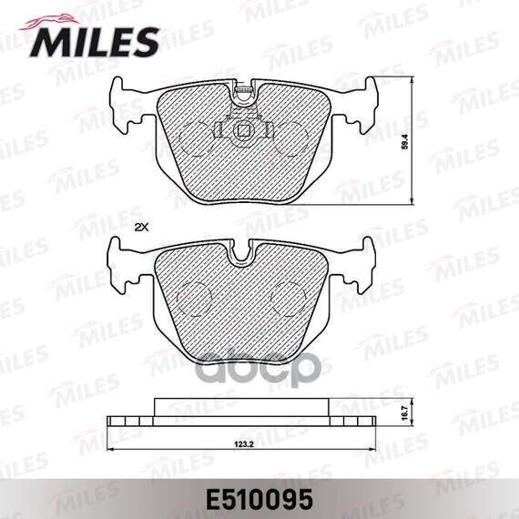 Купить КОЛОДКИ ТОРМОЗНЫЕ ЗАДНИЕ (СМЕСЬ CERAMIC СЕРИЯ PRO) BMW X3 E83/X5 E53/3 E46 2.5/3.0/RANGE ROVER III 02- (TRW GDB1530) E510095