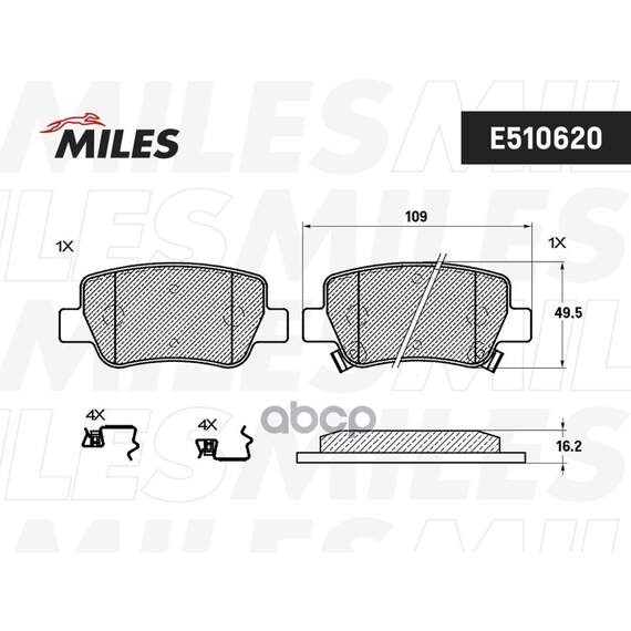 Купить КОЛОДКИ ТОРМОЗНЫЕ ЗАДНИЕ (СМЕСЬ CERAMIC СЕРИЯ PRO) TOYOTA AVENSIS 09- (TRW GDB4175) E510620