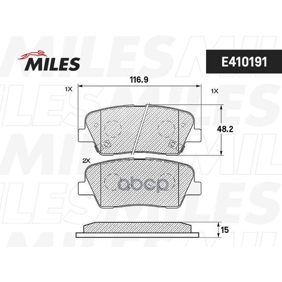 Купить КОЛОДКИ ТОРМОЗНЫЕ ЗАДНИЕ (БЕЗ ДАТЧИКА) (СМЕСЬ LOW-METALLIC) HYUNDAI SANTA FE (CM) 2.2D 09-/KIA SORENTO (XM) 09- (TRW GDB3499) E410191