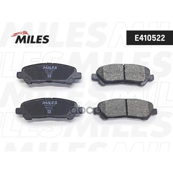 Купить КОЛОДКИ ТОРМОЗНЫЕ ЗАДНИЕ (СМЕСЬ LOW-METALLIC) TOYOTA HIGHLANDER 07- E410522