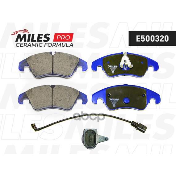 Купить КОЛОДКИ ТОРМОЗНЫЕ ПЕРЕДНИЕ (СМЕСЬ CERAMIC СЕРИЯ PRO) AUDI A6/ALLROAD/S6/A7 (1LA/1LJ) 10- (TRW GDB1908) E500320