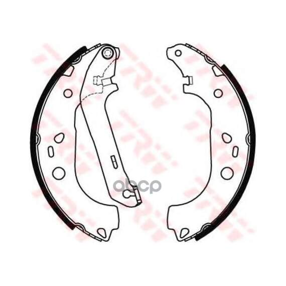 Купить КОЛОДКИ ТОРМОЗНЫЕ БАРАБАННЫЕ ЗАДН FORD: TRANSIT/TOURNEO 1.8I/1.8TDDI 02