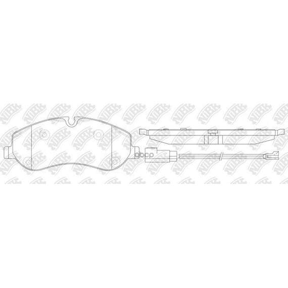 Купить КОЛОДКИ ТОРМОЗНЫЕ ДИСКОВЫЕ (С ДАТЧИКОМ ИЗНОСА) FORD TRANSIT 14-/CUSTOM 12- PN0667W